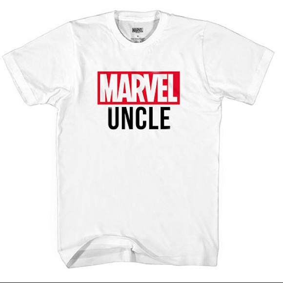 MARVEL UNCLE- Comic Book Fan Family Novelty Shirt - Picture 1 of 4